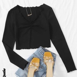 ⭐️ Black Shein Top ⭐️